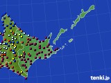 道東のアメダス実況(日照時間)(2018年11月04日)