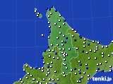 2018年11月04日の道北のアメダス(風向・風速)