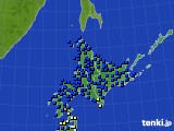 2018年11月05日の北海道地方のアメダス(日照時間)