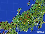 2018年11月05日の北陸地方のアメダス(日照時間)