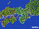 近畿地方のアメダス実況(日照時間)(2018年11月06日)