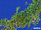 2018年11月07日の北陸地方のアメダス(日照時間)