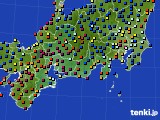 東海地方のアメダス実況(日照時間)(2018年11月07日)