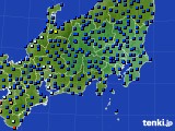 関東・甲信地方のアメダス実況(日照時間)(2018年11月09日)