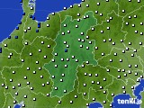 長野県のアメダス実況(風向・風速)(2018年11月09日)