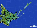 道東のアメダス実況(日照時間)(2018年11月10日)