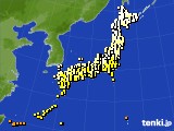 2018年11月10日のアメダス(気温)