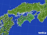 四国地方のアメダス実況(降水量)(2018年11月12日)