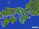 近畿地方のアメダス実況(日照時間)(2018年11月12日)