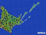 道東のアメダス実況(日照時間)(2018年11月13日)