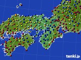 近畿地方のアメダス実況(日照時間)(2018年11月14日)