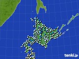 北海道地方のアメダス実況(気温)(2018年11月14日)