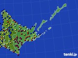 道東のアメダス実況(日照時間)(2018年11月15日)