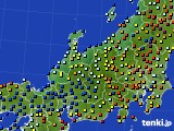 2018年11月16日の北陸地方のアメダス(日照時間)