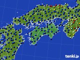 四国地方のアメダス実況(日照時間)(2018年11月16日)