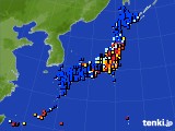 2018年11月16日のアメダス(日照時間)