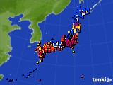 アメダス実況(日照時間)(2018年11月17日)