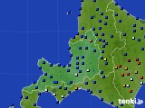道央のアメダス実況(日照時間)(2018年11月17日)