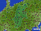 長野県のアメダス実況(日照時間)(2018年11月17日)