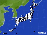 アメダス実況(風向・風速)(2018年11月17日)