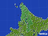 2018年11月17日の道北のアメダス(風向・風速)