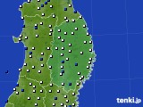 2018年11月17日の岩手県のアメダス(風向・風速)