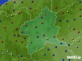 群馬県のアメダス実況(日照時間)(2018年11月18日)