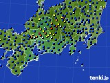 東海地方のアメダス実況(日照時間)(2018年11月19日)