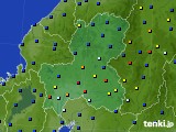 岐阜県のアメダス実況(日照時間)(2018年11月19日)