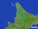 道北のアメダス実況(風向・風速)(2018年11月19日)