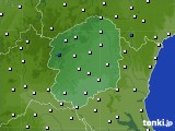 栃木県のアメダス実況(風向・風速)(2018年11月19日)