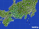 東海地方のアメダス実況(風向・風速)(2018年11月20日)