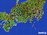 東海地方のアメダス実況(日照時間)(2018年11月21日)