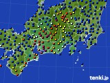 東海地方のアメダス実況(日照時間)(2018年11月22日)