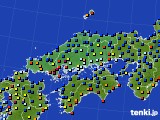 中国地方のアメダス実況(日照時間)(2018年11月22日)