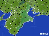 三重県のアメダス実況(風向・風速)(2018年11月23日)