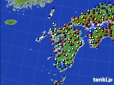 九州地方のアメダス実況(日照時間)(2018年11月25日)