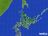 北海道地方のアメダス実況(気温)(2018年11月26日)