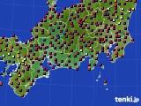 東海地方のアメダス実況(日照時間)(2018年11月27日)