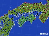 四国地方のアメダス実況(日照時間)(2018年11月27日)