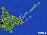 道東のアメダス実況(日照時間)(2018年11月27日)