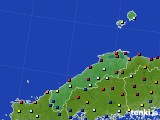 2018年11月27日の島根県のアメダス(日照時間)