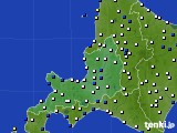 道央のアメダス実況(風向・風速)(2018年11月27日)