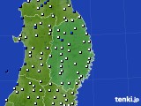 2018年11月27日の岩手県のアメダス(風向・風速)