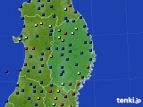 2018年11月28日の岩手県のアメダス(日照時間)