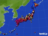 2018年11月29日のアメダス(日照時間)