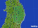 岩手県のアメダス実況(日照時間)(2018年11月29日)