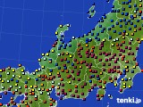 2018年11月30日の北陸地方のアメダス(日照時間)