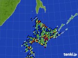 北海道地方のアメダス実況(日照時間)(2018年12月01日)