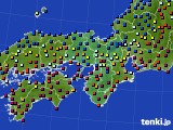 近畿地方のアメダス実況(日照時間)(2018年12月01日)